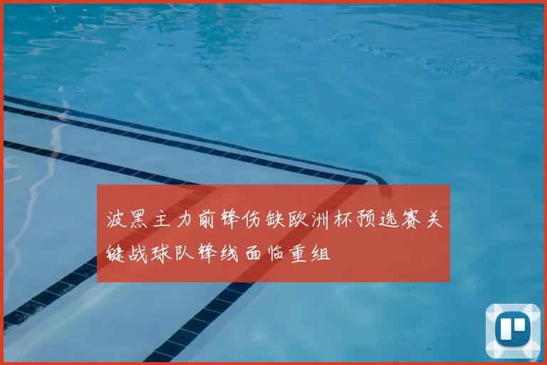 波黑主力前锋伤缺欧洲杯预选赛关键战球队锋线面临重组